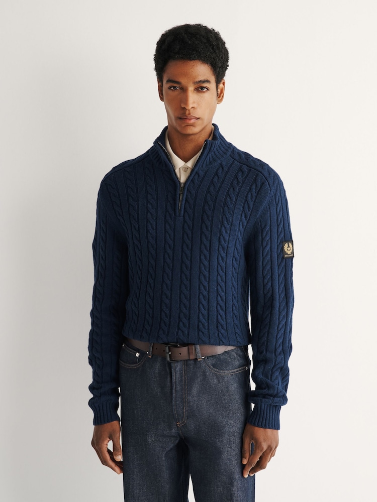Belstaff Westport Quarter Zip Jumper - Image 1 of 5