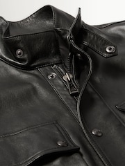 Belstaff Black Competitor Leather Jacket - Image 2 of 5