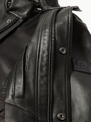 Belstaff Black Competitor Leather Jacket - Image 4 of 5