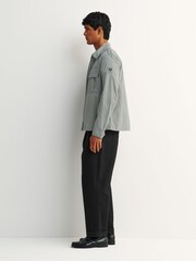 Grau - Belstaff – Cargo-Hemdjacke mit Reißverschluss - Bild 4 von 9