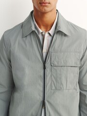Grau - Belstaff – Cargo-Hemdjacke mit Reißverschluss - Bild 5 von 9