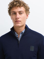Suéter Belstaff Colden Merino con cremallera de un cuarto - Imagen 5 de 8