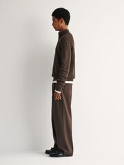 بني - كنزة بربع سحَّاب من Belstaff Bradwell - Image 2 of 6