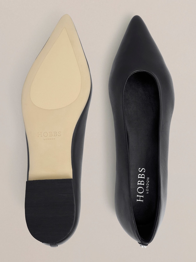 Hobbs Black Valentina Ballerinas - Image 3 of 3 Hobbs Black Valentina Ballerinas - Image 3 of 3