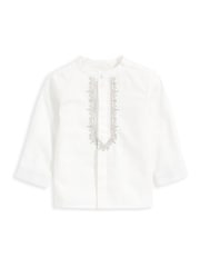 Mamas & Papas Long Sleeve Embroidered Shirt - Imaginea 2 din 2