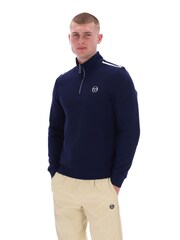 Sergio Tacchini Blue Locchi 1/4 Zip Sweat Top - Image 1 of 4