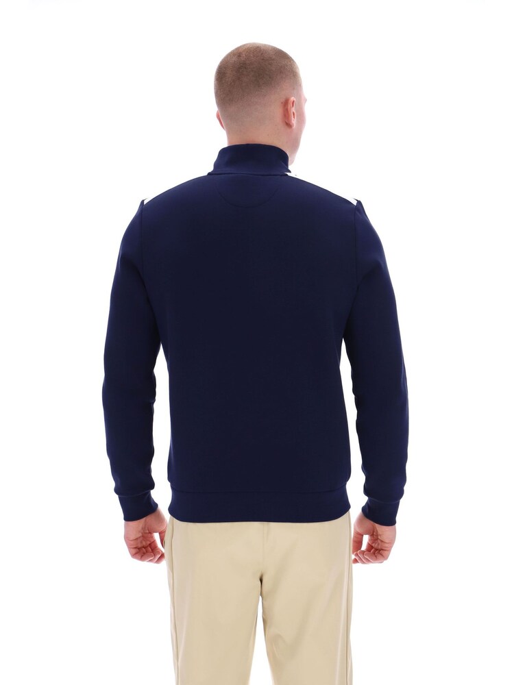 Sergio Tacchini Blue Locchi 1/4 Zip Sweat Top - Image 2 of 4