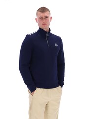 Sergio Tacchini Blue Locchi 1/4 Zip Sweat Top - Image 3 of 4