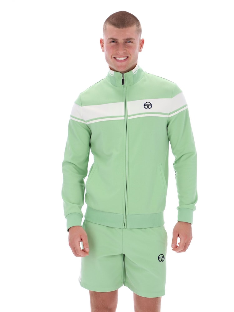 Sergio Tacchini Green Damarindo TT Track Top - Image 1 of 4