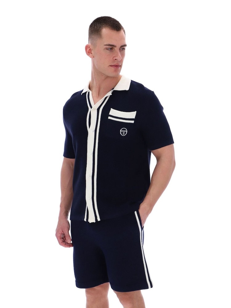 Sergio Tacchini Blue Fratellicrochet Shirt - Image 1 of 4