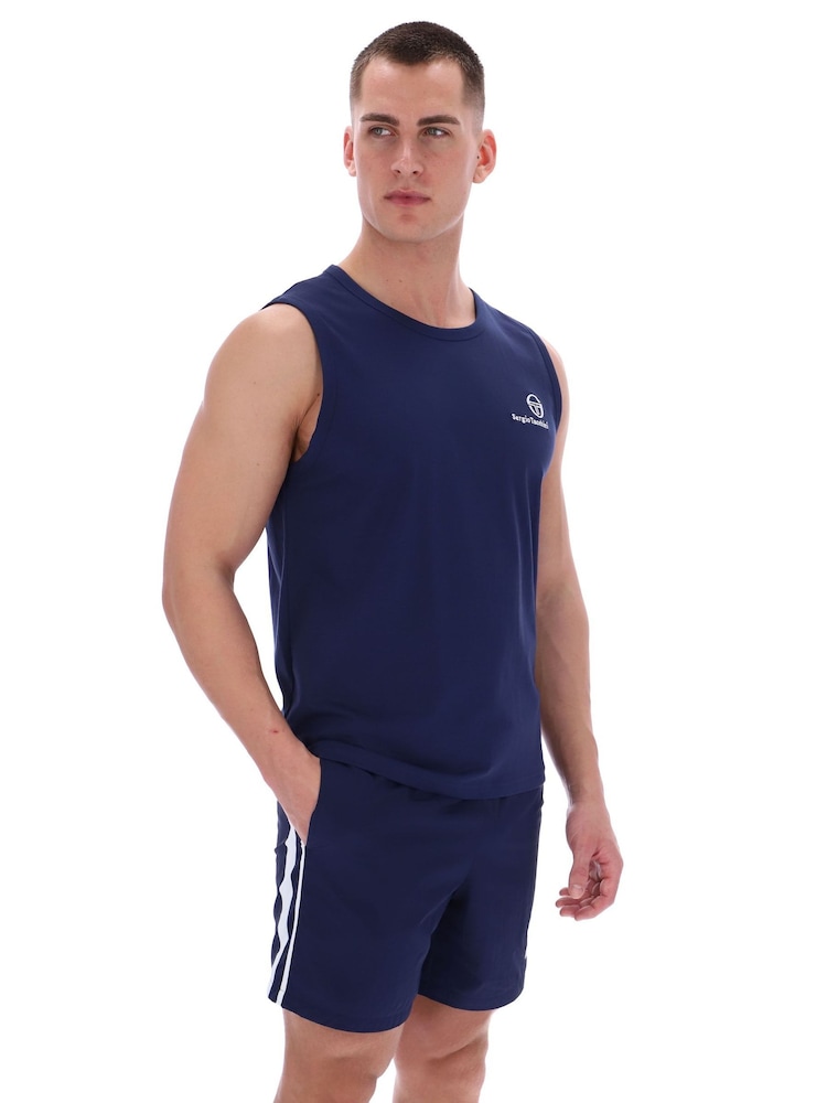 Sergio Tacchini Navy Blue Sawyer Vest - Image 2 of 4