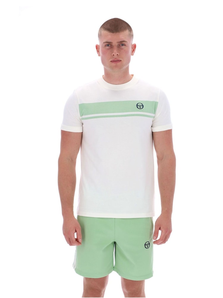 Sergio Tacchini Cream Master Crew Neck T-Shirt - Image 1 of 4
