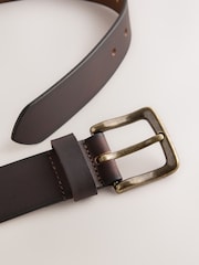 Oxblood Brown Casual Leather Belt - Image 3 of 4