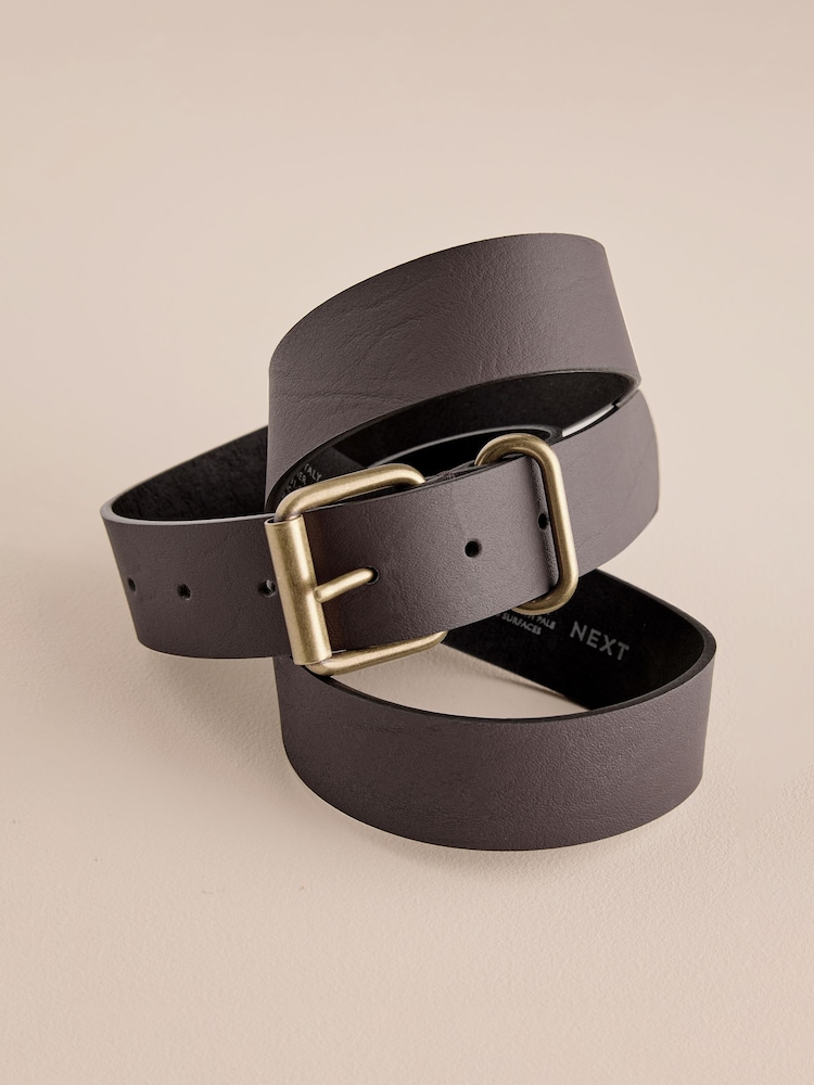 Brown Casual Leather Belt - Image 2 of 3
