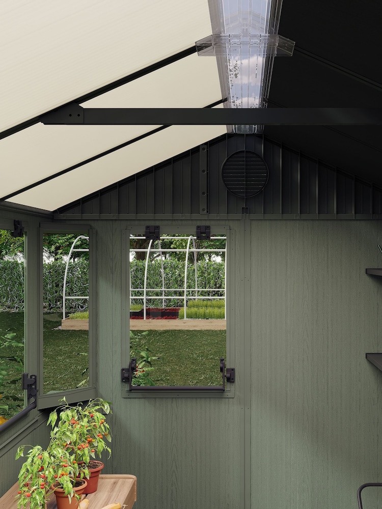 Keter Green Darwin Garden Potting Shed 6x8ft - Image 2 of 6
