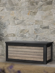 Keter Ashwood Brown Signature 630L Garden Storage Box - Image 1 of 1