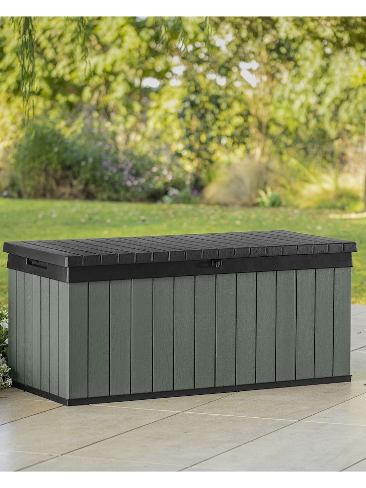 Keter Green Darwin 454L Garden Storage Box - Image 1 of 2 Keter Green Darwin 454L Garden Storage Box - Image 1 of 2
