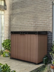 Keter Brown Store It Out Darwin 1150L Garden Storage Box - Image 1 of 6