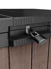 Keter Brown Store It Out Darwin 1150L Garden Storage Box - Image 5 of 6