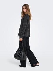 ONLY Grey Cosy V-Neck Pullover Knit Jumpers - Image 3 of 6