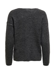 ONLY Grey Cosy V-Neck Pullover Knit Jumpers - Image 6 of 6