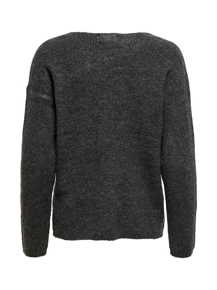ONLY Grey Cosy V-Neck Pullover Knit Jumpers - Image 6 of 6