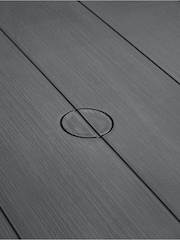 Keter Grey Julie 6 Seater Garden Dining Table - Image 5 of 6