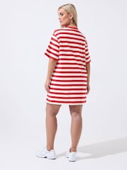 Yours Curve Limited Striped Mini Dress - Imaginea 2 din 4