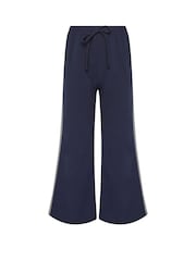 PixieGirl Petite Blue Side Stripe Wide Leg Trousers - Image 5 of 5