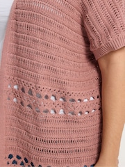 وردي - سترة كيمونو من Yours Curve - Image 4 of 5