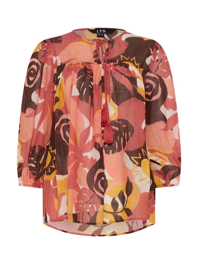 Long Tall Sally Brown Tassel Blouse - Image 5 of 5