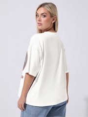 Yours Curve White Limited Blondie T-Shirt - Image 3 of 5