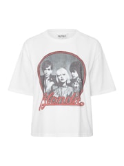 Yours Curve White Limited Blondie T-Shirt - Image 5 of 5
