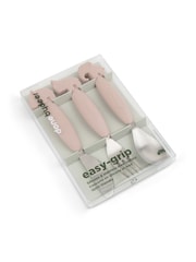Done by Deer Pink Easy-Grip Friends Powder Cutlery Set - Image 4 of 5
