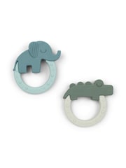 Done by Deer 2 Pack Green Deer Friends Teether - Image 3 of 5