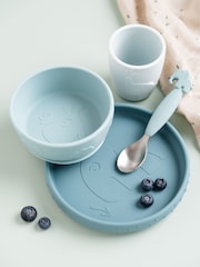 Done by Deer Blue Stick & Stay Deer Friends Dinner Set - Image 1 of 5