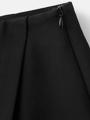 Mango Black Asymmetric Mini Wrap Skirt - Image 7 of 7