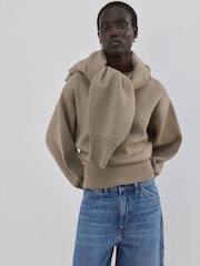 Mango Blue Mid Rise Relaxed Straight Leg Jeans - Image 2 of 10