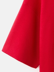 Mango Red Short Sleeve Jumper - Image 4 of 5