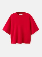 Mango Red Short Sleeve Jumper - Image 5 of 5