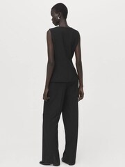 Mango Black Tailored Jumpsuit - Image 2 of 6