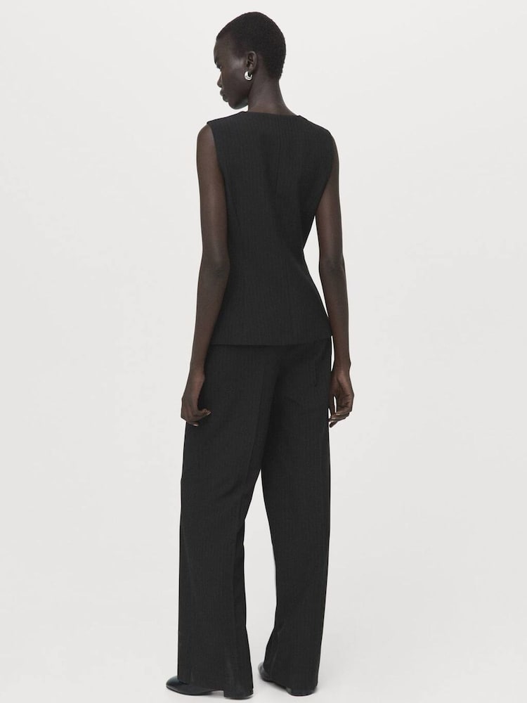 Mango Black Tailored Jumpsuit - Image 2 of 6