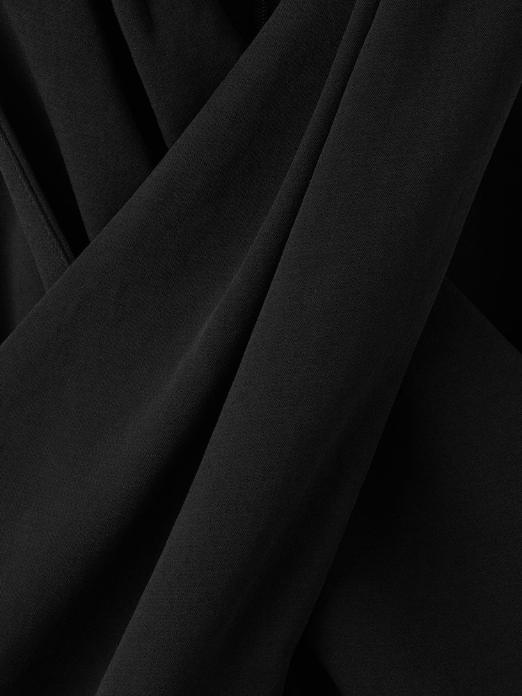 Mango Black Halter Neck Belted Jumpsuit - Image 6 of 6