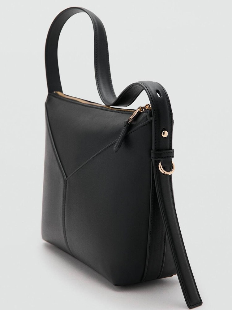Mango Black Adjustable Strap Shoulder Bag - Image 3 of 3