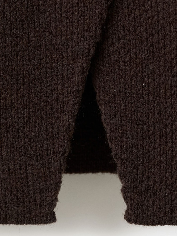 Mango Brown Gold Button Jacket - Image 5 of 5