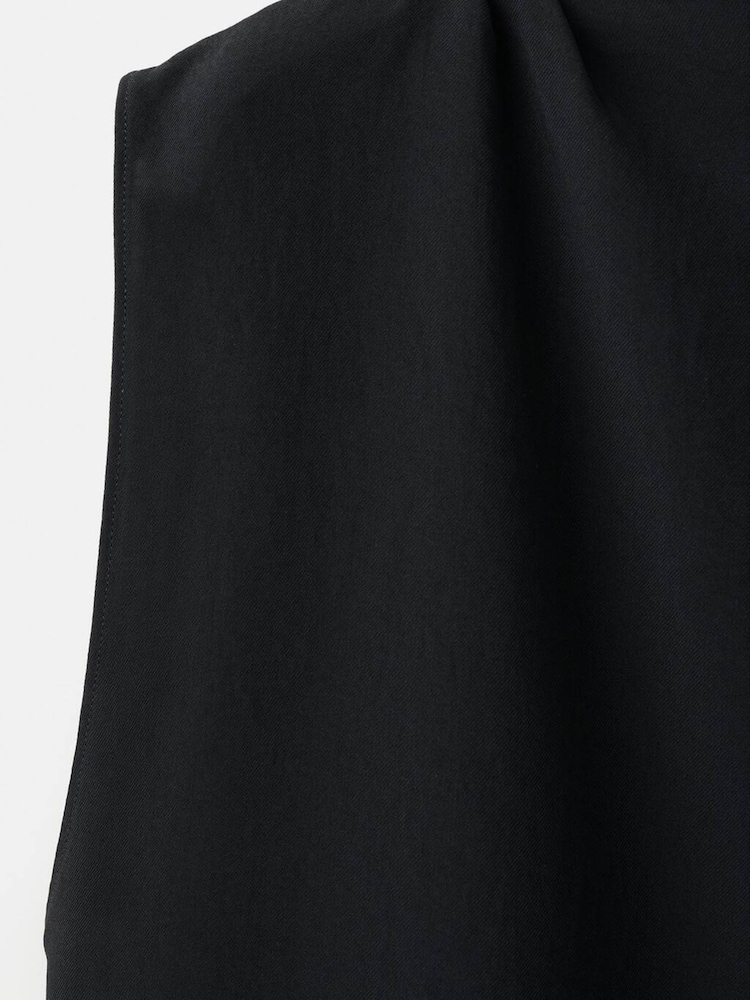 Mango Black Metal Detail Asymmetric Top - Image 6 of 6