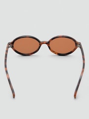 Mango Brown Tinted Round Sunglasses - Image 3 of 3