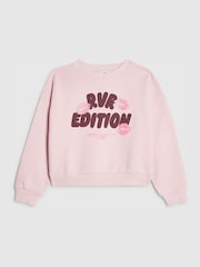 River Island Pink Edition Sweat Top - Image 1 of 4