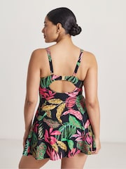 Simply Be Black Magisculpt Underwired Swimdress - Image 2 of 4