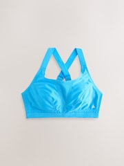 טורקיז - Active Sports High Impact Dry Tech Crop Top - תמונה 4 מתוך 4